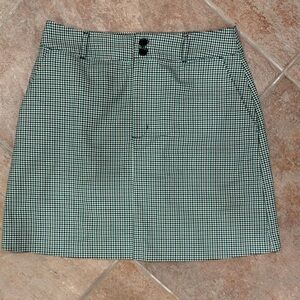 Banana Republic Black and White A-Line Skirt